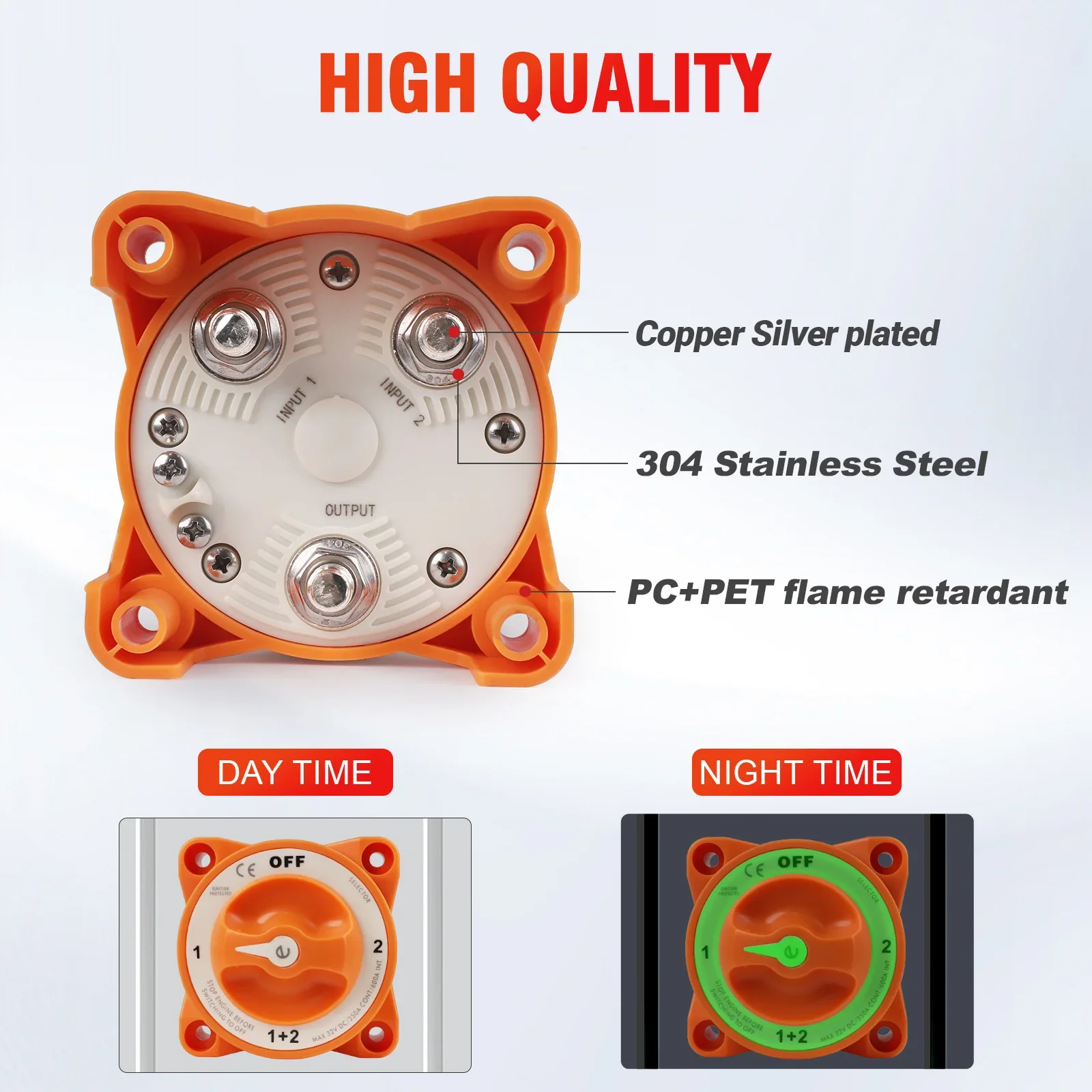 325A 32 فولت تيار مستمر 4 موقف المعزل قطع 9002E E-سلسلة البطارية مفتاح دوار محدد مع AFD ل مركبة بحرية سيارة شاحنة RV #3