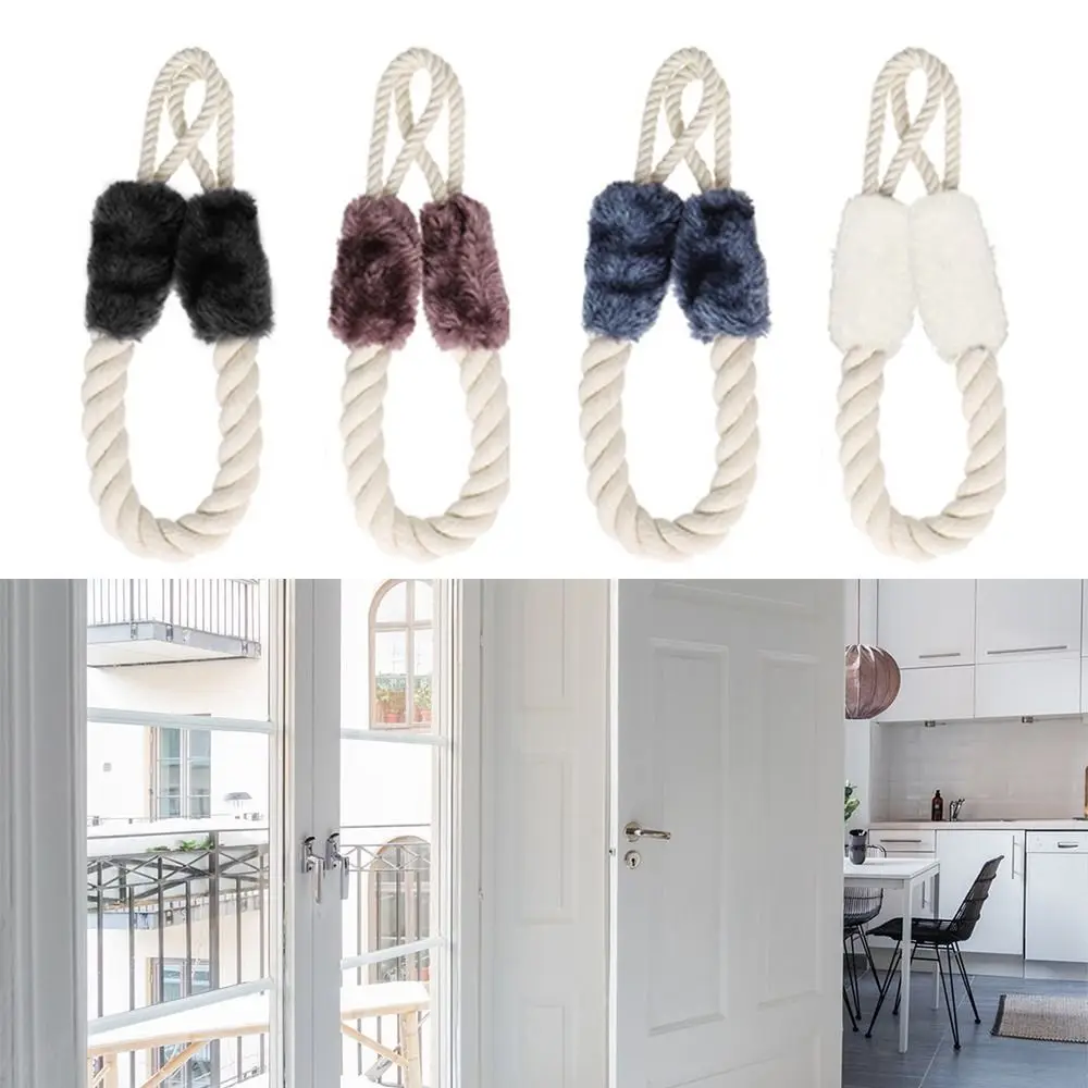 Easy to Use Decorative Rope Multi-functional Usage Door Stopper Doors Protectors Wedge Door Handles Stoppers Rope Door Handle