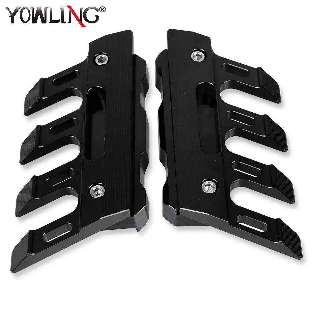 

For KAWASAKI Ninja ZX6R ZX636 ZX-6R 636 Motorcycle Mudguard Side Protection Mount Shock Absorber Front Fender Cover