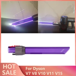 Dyson v7 v8 v10 v11 v15用のLEDライトノズル,コードレス掃除機用のスペアパーツ