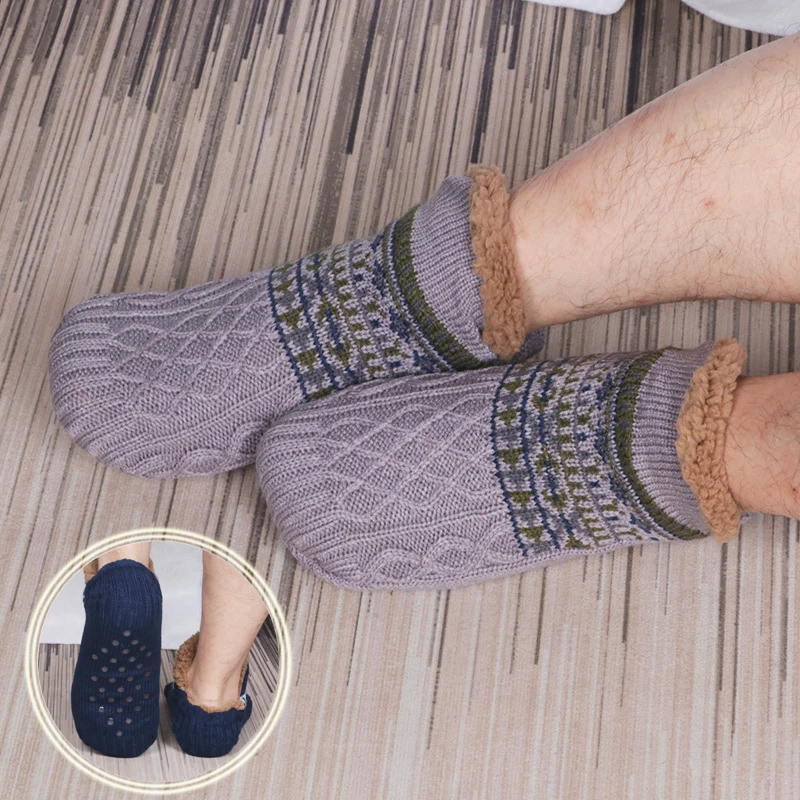 

Warm Winter Non-slip Floor Socks Women Men Snow Socks Sleep Carpet Socks Home Warm Slippers Socks Indoor Home Bedroom Socks NEW