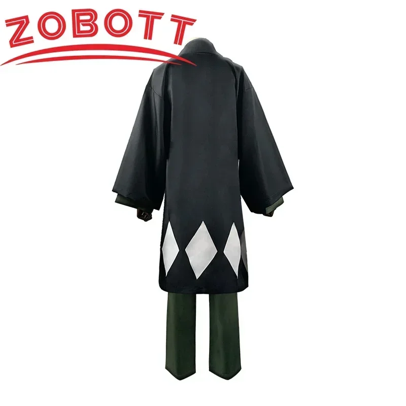 كيمونو موحدة كيب السراويل العليا قبعة البدلة أنيمي بليتش تأثيري Urahara Kisuke Gotei 13 زي لحفلة كرنفال