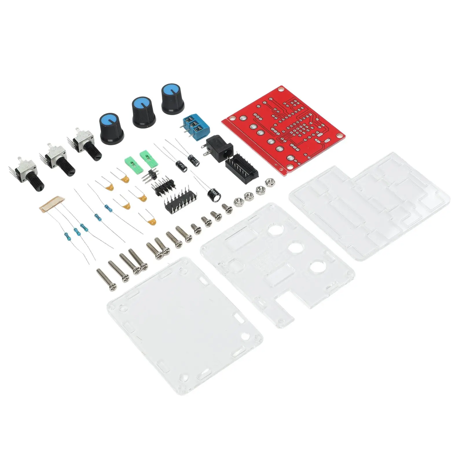 1Hz-1MHz XR2206 Function Signal Generator DIY Kit Sine Triangle Square Wave For Electronic Circuit Testing And Debugging