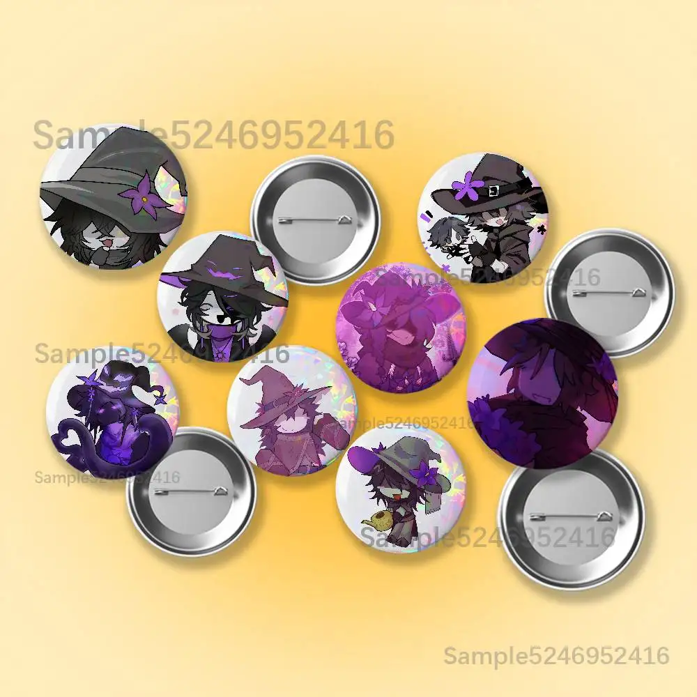 

Azure F-Forsaken Anime 25/32/44/58/75mm Round Creative Tinplate Figure Icon Badge Handmade Brooches for Backpack Decoration
