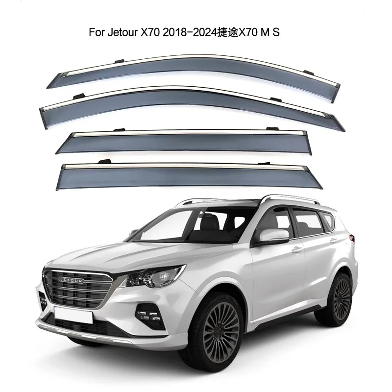 Suitable for 2018-2024 Jetour X70 rain and shine shield Jetour Plus X70 MS car window rain eyebrow Window
