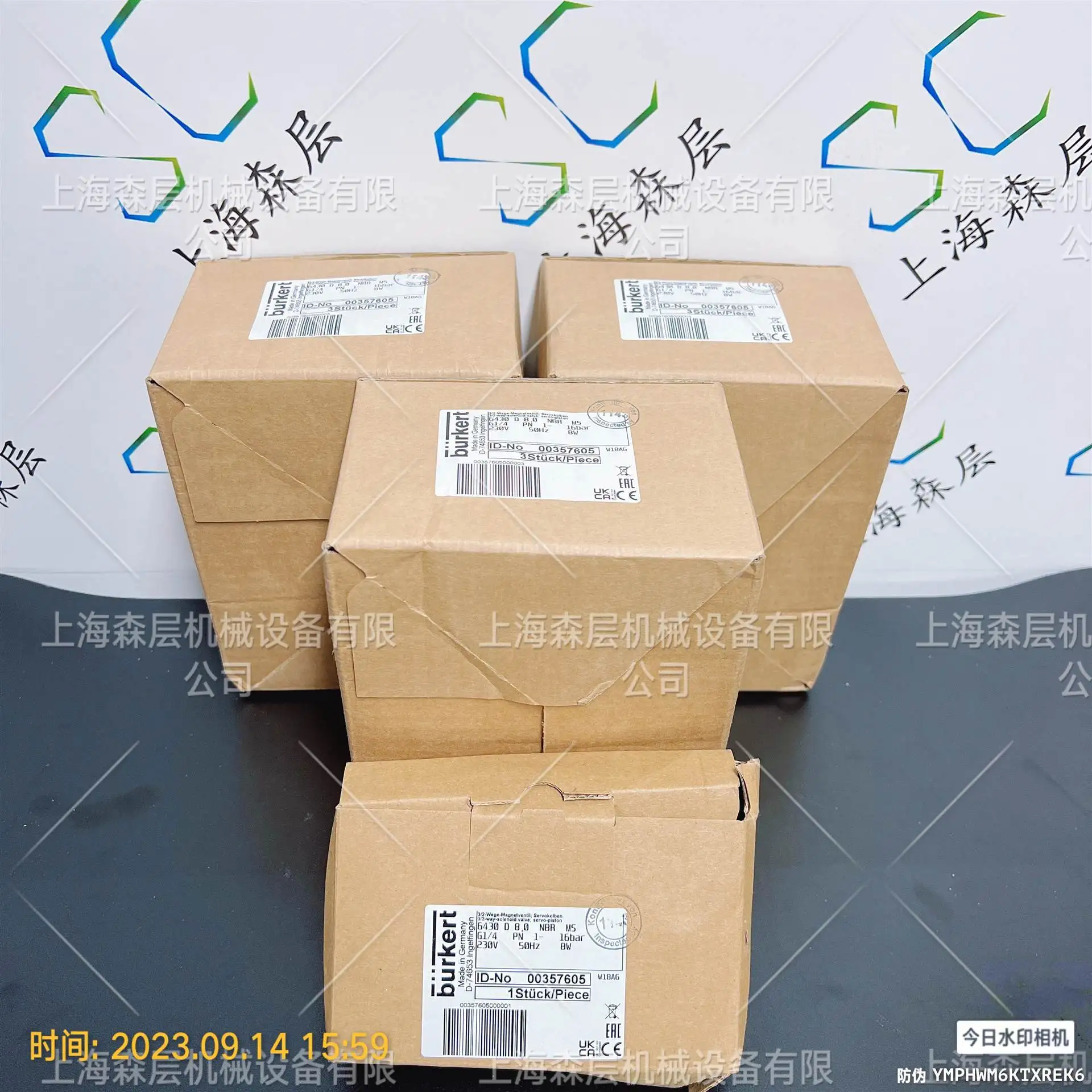 2025 BURKERT 6430 صمام الملف اللولبي ثلاثي الاتجاهات بمساعدة مؤازرة 00357605 Shanghai Senlayer Spot #5