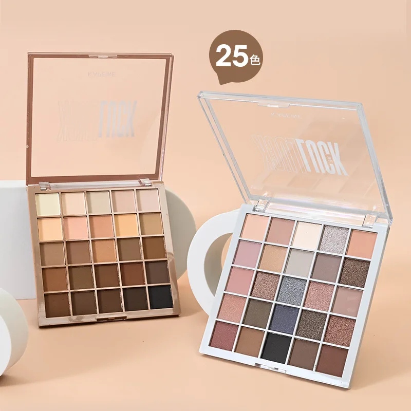 25-kleuren oogschaduwpallet mat glitterset make-upproducten voor dames cosmetica Koreaanse schoonheid gezondheid waterdicht langdurig