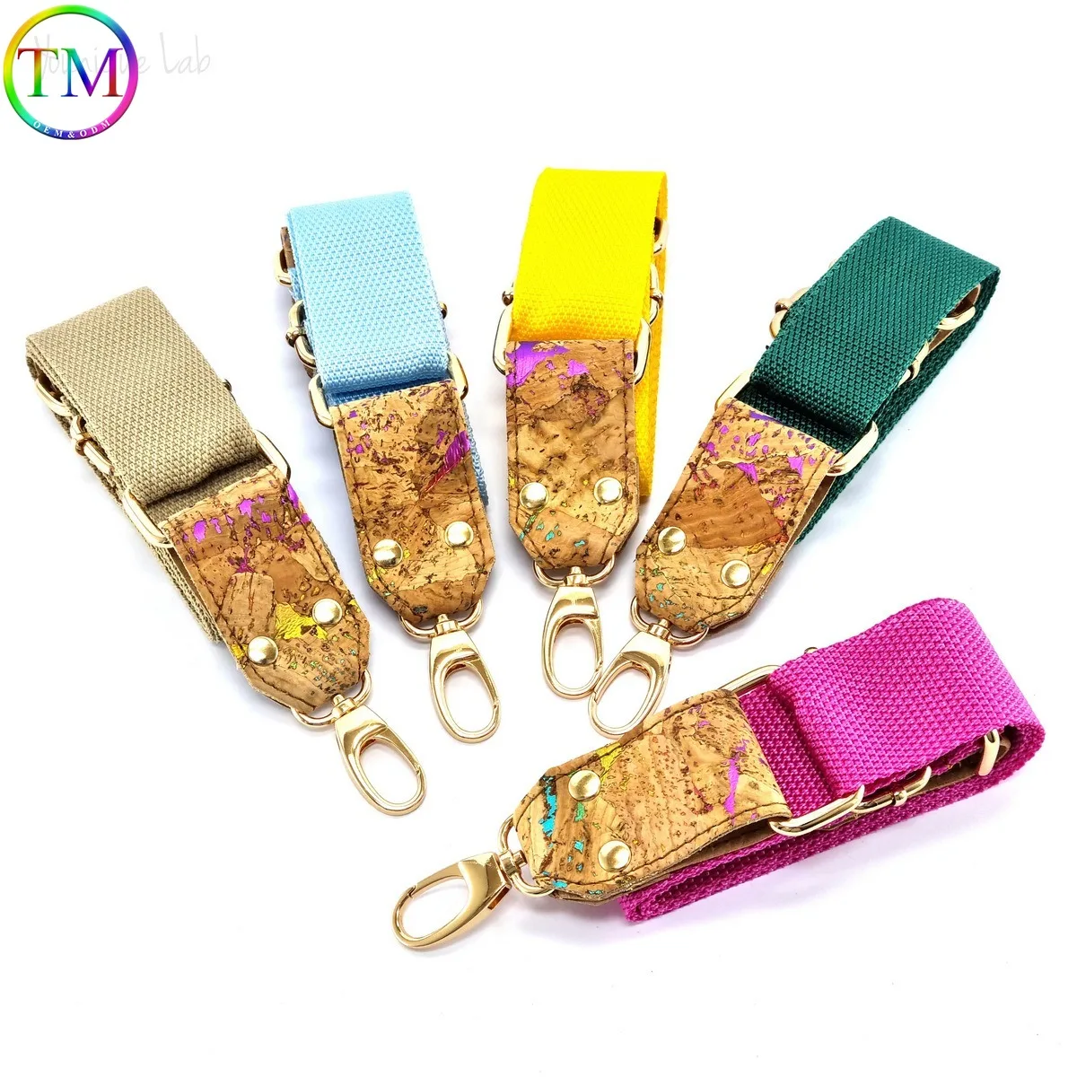 1 Inch Candy Color Rotating U-Shaped Metal Lobster Claw Buckle For Snap Hook Strap Key Chain Metal Crafts Hardware Accessories