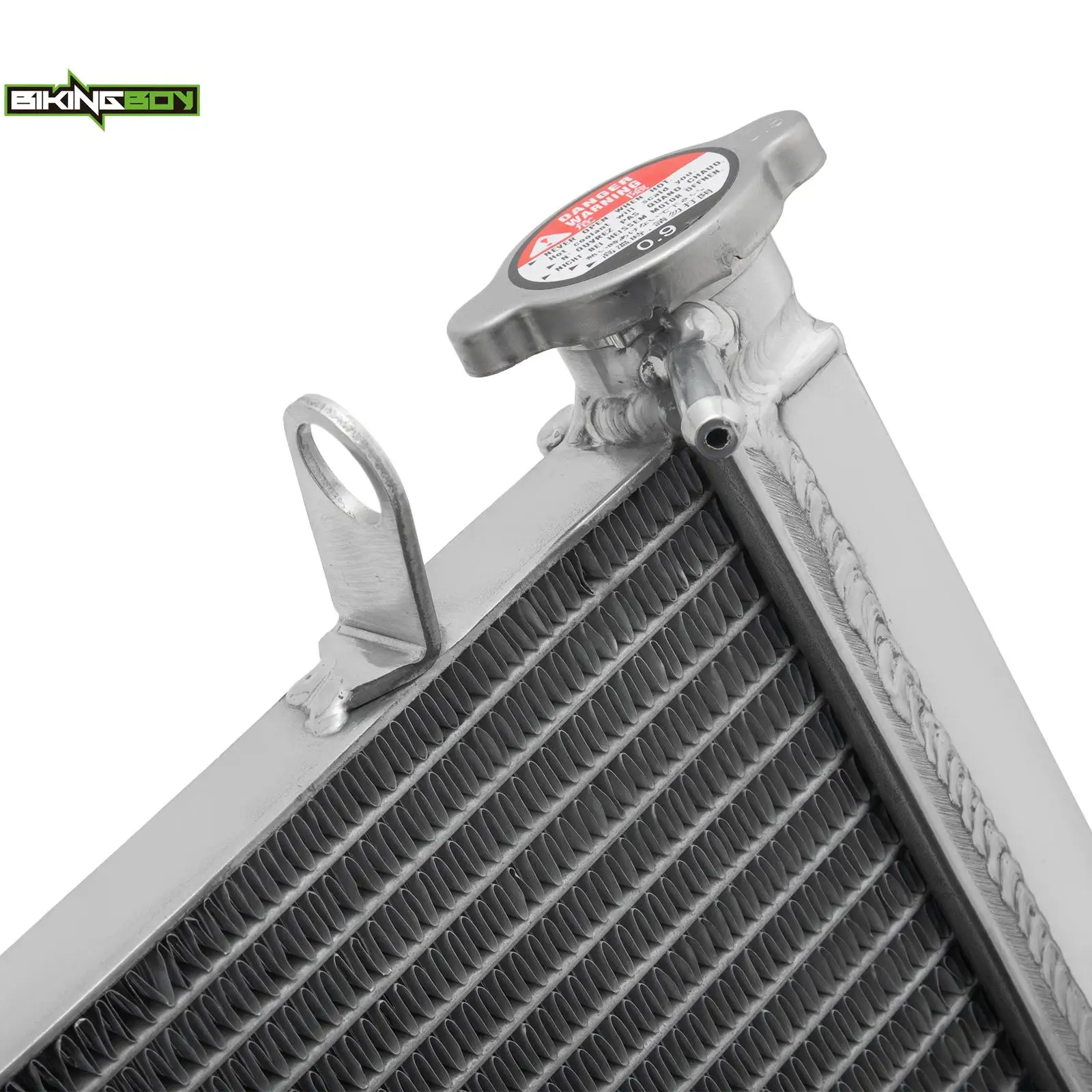 BIKINGBOY For Ducati Monster S4R 03 04 05 06 07 08 Monster S4 01 02 Engine Radiator Cooling Water Cooler Aluminium Core Polished