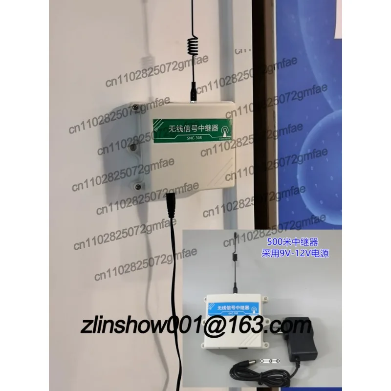 315MHz 433MHz Wireless Alarm Signal Amplifier 1000m Outdoor Waterproof Repeater