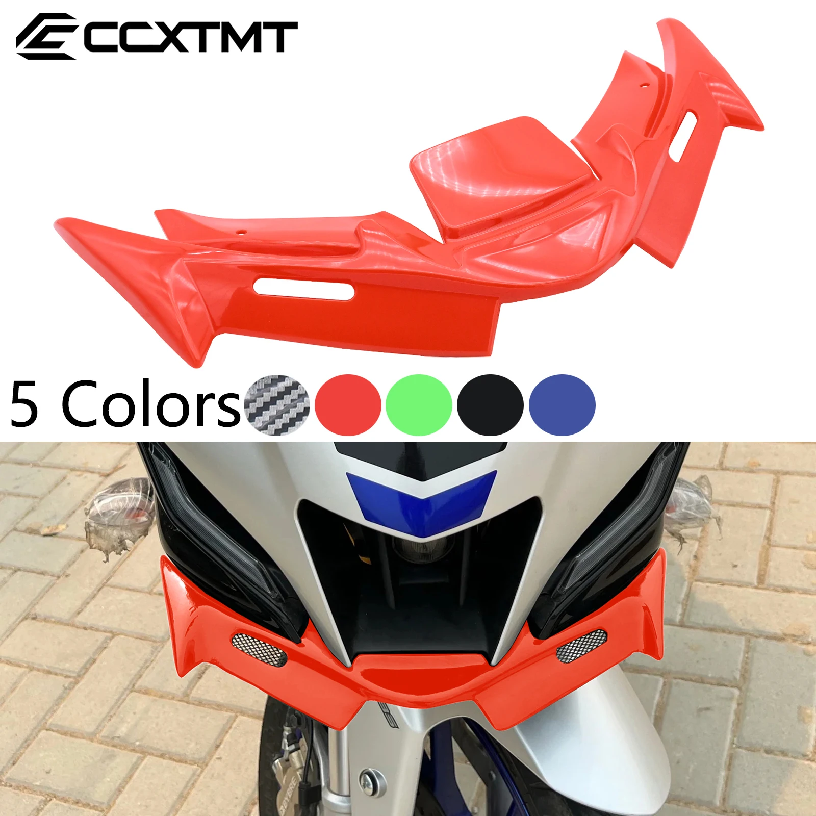 

Front Fairing Spoiler For Motorcycles Wingtip Spoiler For Yamaha R125 R15M R15 V4 2021 2022 2023 2024 2025 General Parts