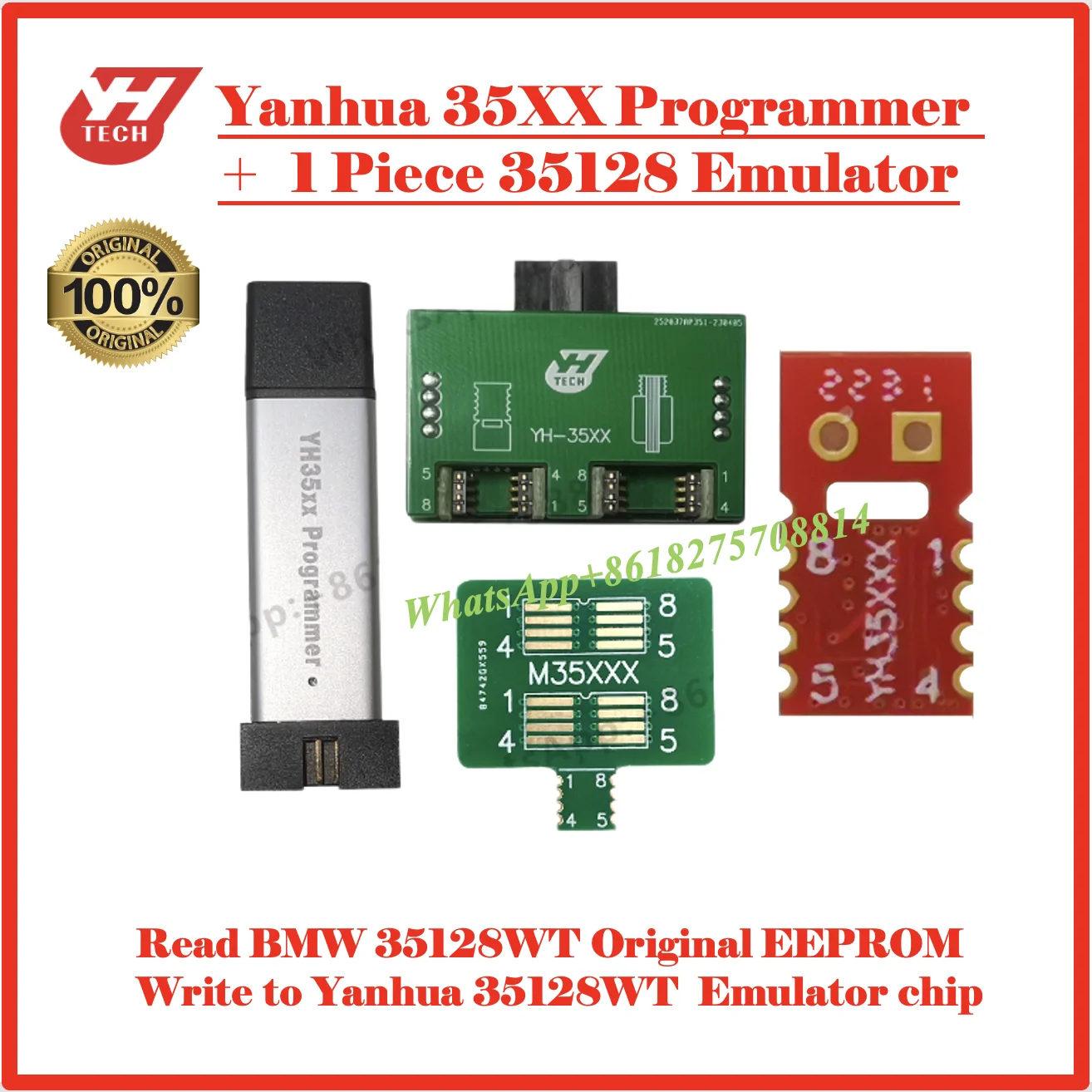 バイイーページ Yanhua 35128 35160 EEPROM Emulator and 35XX Programmer for BMW G F