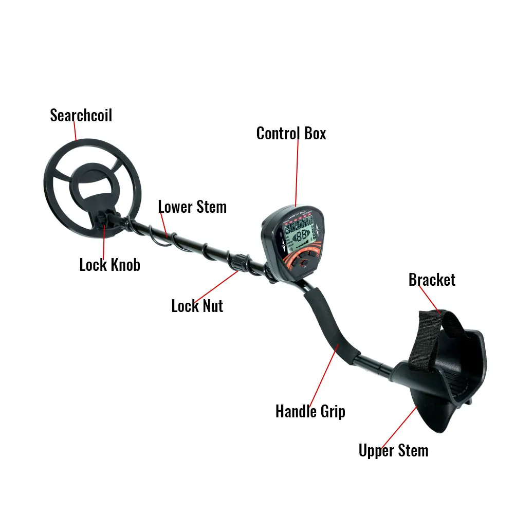 MD810 Underground Metal Detector Underground Professional Depth Search Finder Gold Detector Treasure Detecting Pinpointer