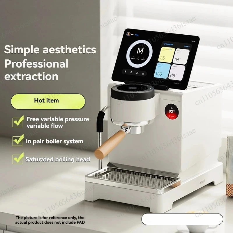 New Semi‑Automatic Dual Boiler Espresso Machine, Home Coffee Maker with Electromagnetic Pump & Pressure Profiling