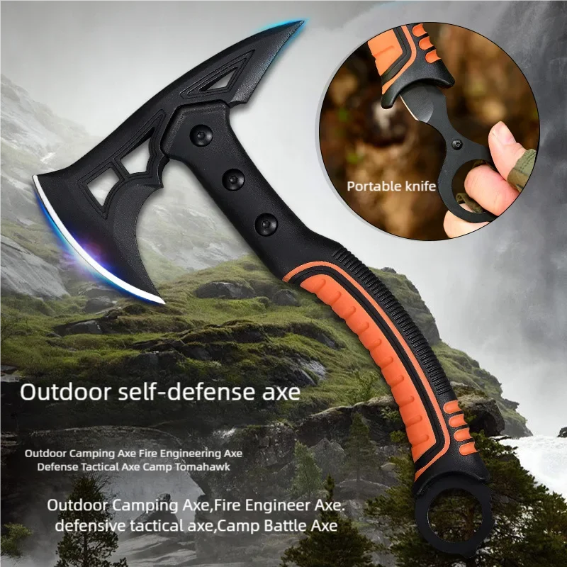 Outdoor camping, firefighting, engineering, self-defense tactics, portable knives, campsite combat, high-quality axes