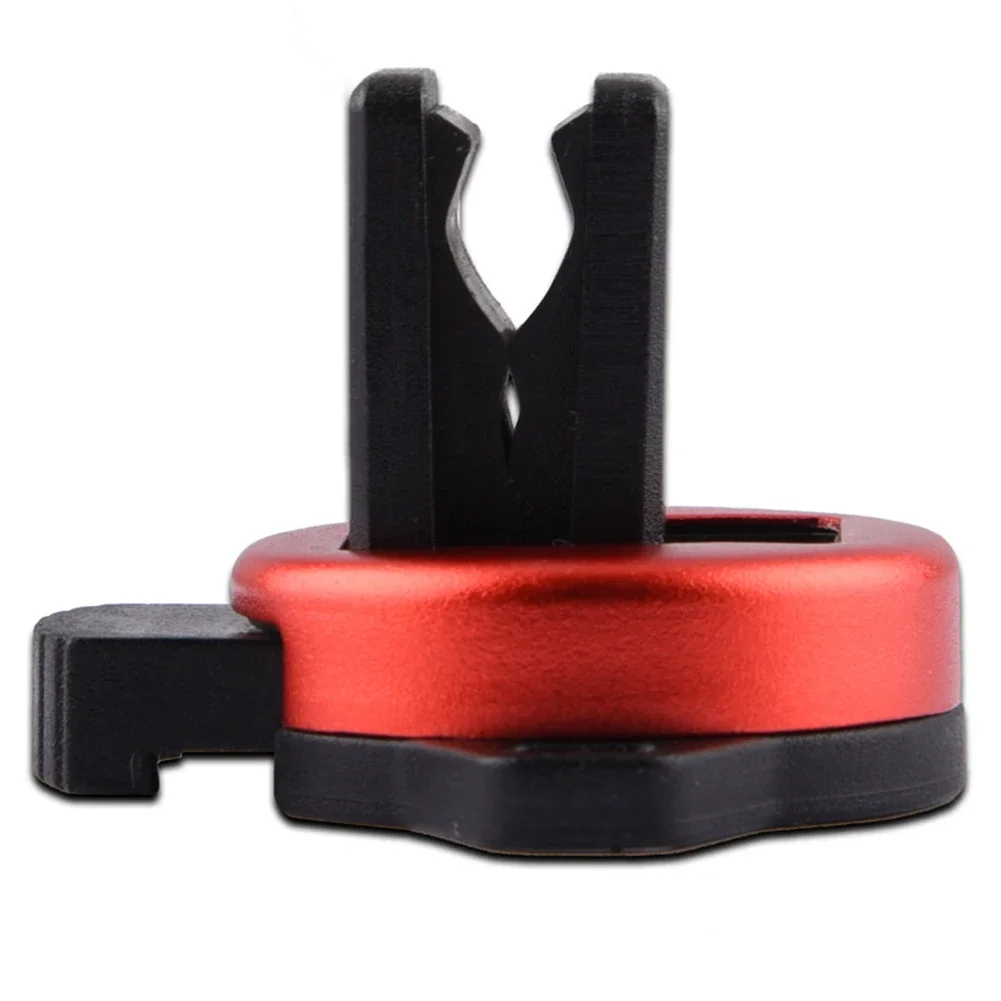Fly Fishing Rod Holder Aluminum Alloy Waist Belt Rod Holder Clip Safety Lock Housing Support Fishing Tool Accessories