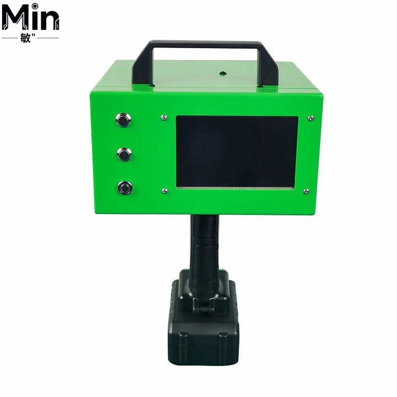 Powered Mini Handheld Dot Peen Engraving Machine Automatic VIN QR Code Marker For Metal Marking