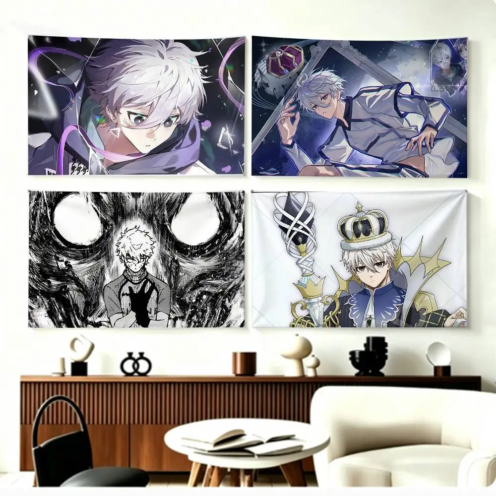 

Lazy Genius Nagi Seishiro Flags Wall Hanging Background Art Banner for Bedroom Home Outdoor Decor