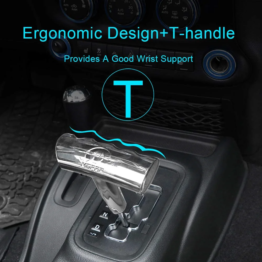 Schwermetall Zink legierung t Griff Schaltknauf für 2014-2017 Jeep Wrangler JK Dodge Ladegerät Heraus forderer Jeep Grand Cherokee Ram – Detail 5