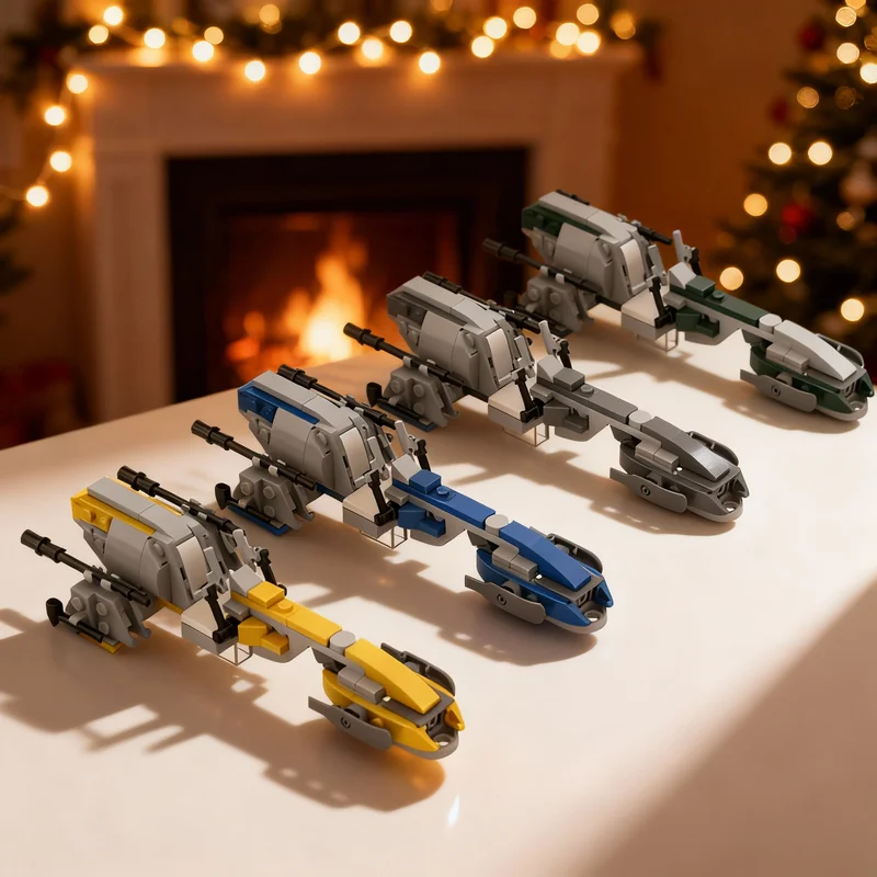 

119pcs MOC BARC Speeder Star Battle Model Building Blocks Architecture Idea Toys Creative Brick Christmas Gifts Education Kids