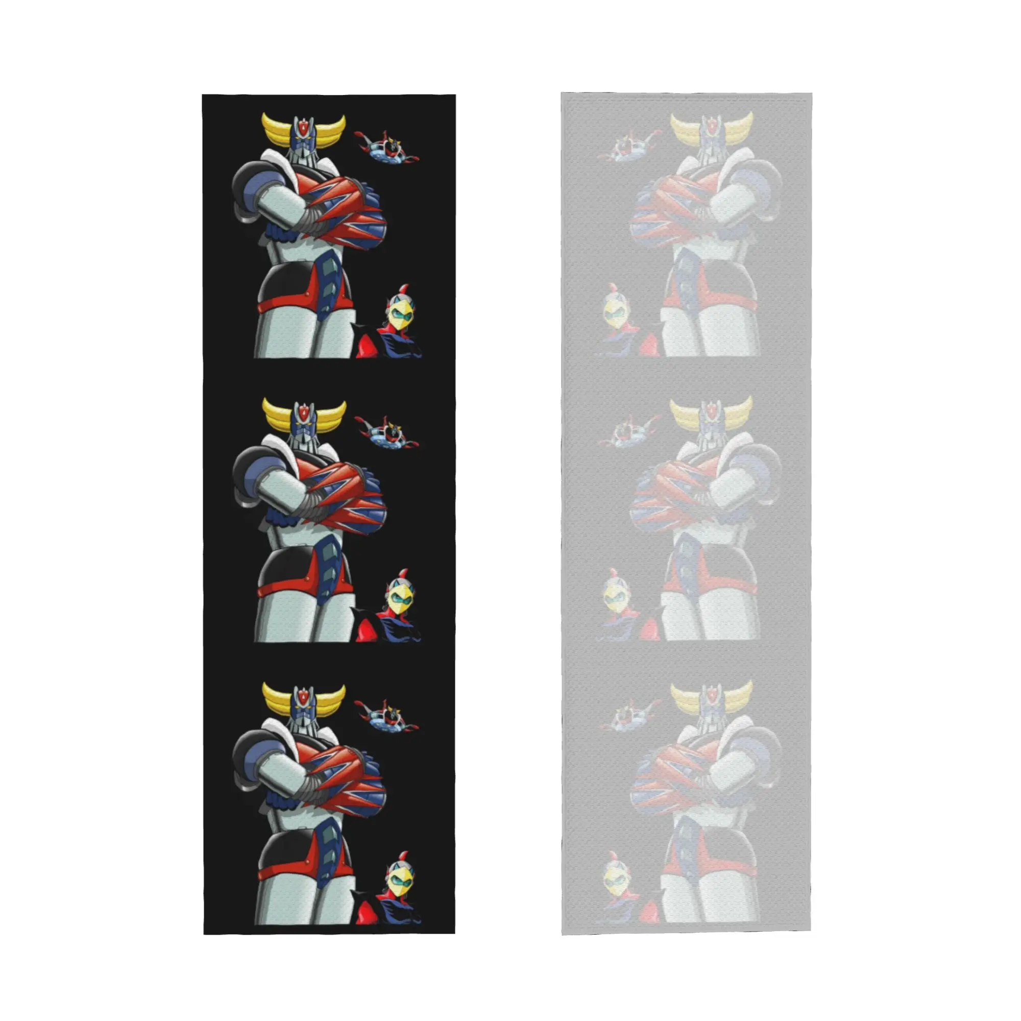Goldorak Cold Exercise Towel  UFO Robot Super Soft Breathable Instant Cooling Towel Yoga Towels