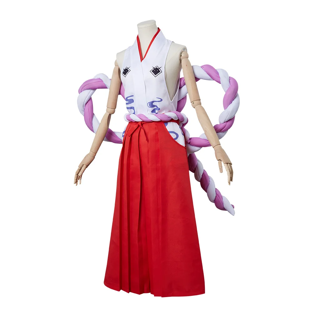 One Piece Anime Yamato Cosplay Traje, Roupas De Halloween, Terno De Carnaval