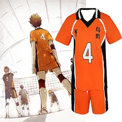 9 stili Haikyuu Costume Cosplay Karasuno liceo pallavolo Club Hinata Shyouyou abbigliamento sportivo maglie uniforme