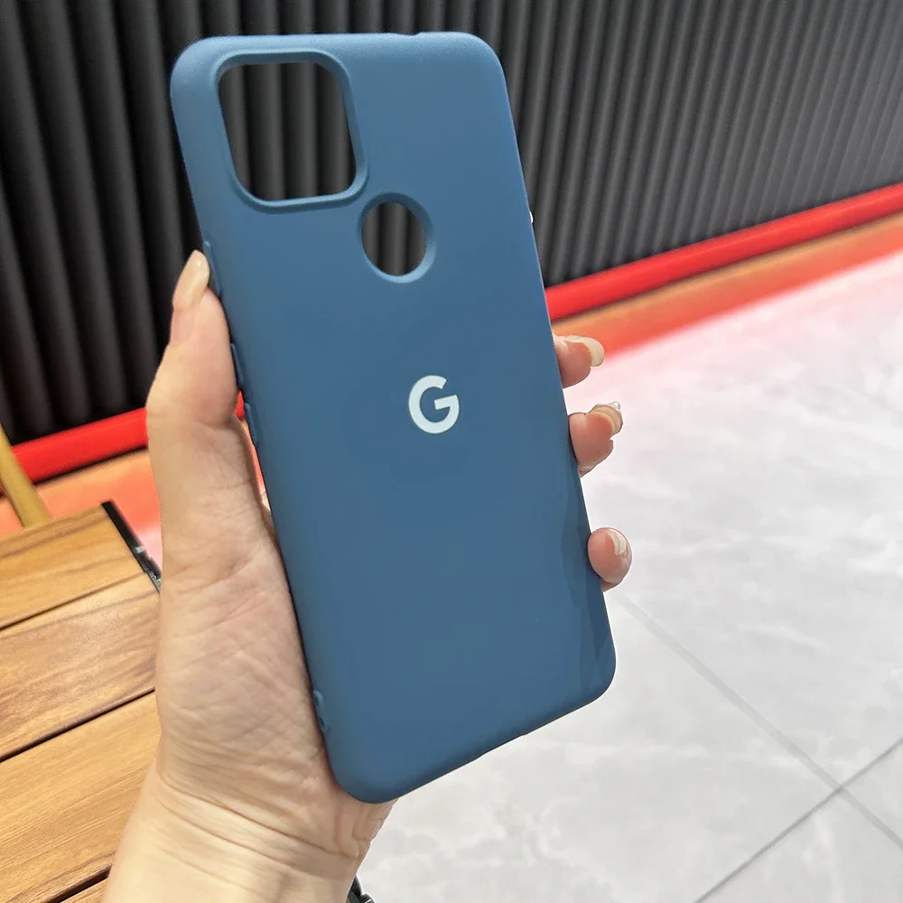 For Google Pixel 5 5A Case Liquid Silicone Soft TPU Back Cover For Pixel 5 5a Shockproof Protective Coque