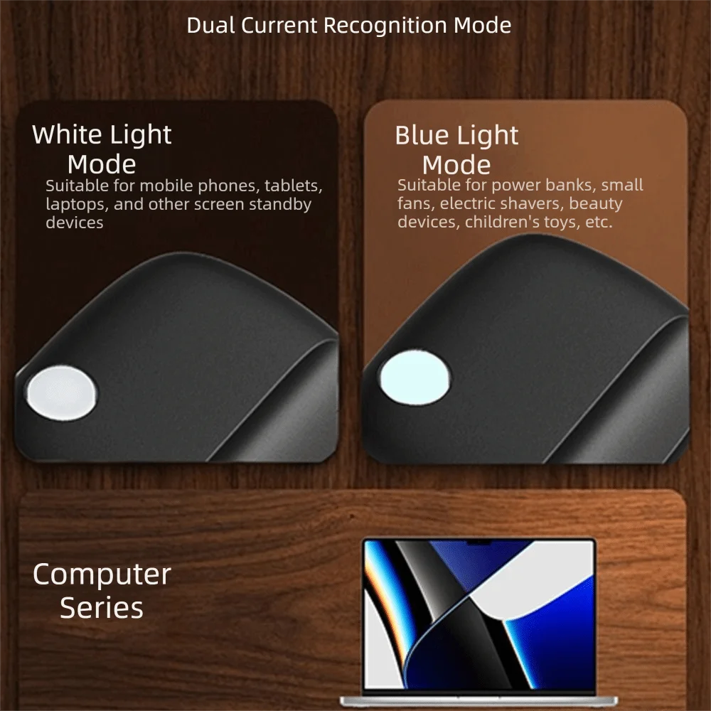140W Smart Auto Eject Charger Auto-Disconnect Battery Protection Full Charge Separator Protector Type-C