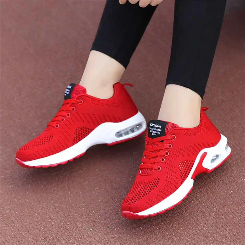 Angle Without Heels Blue Basketball Women Woven Woman's Shoes Women's Sneakers For Summer Sport Deals Athletics Skor Fit