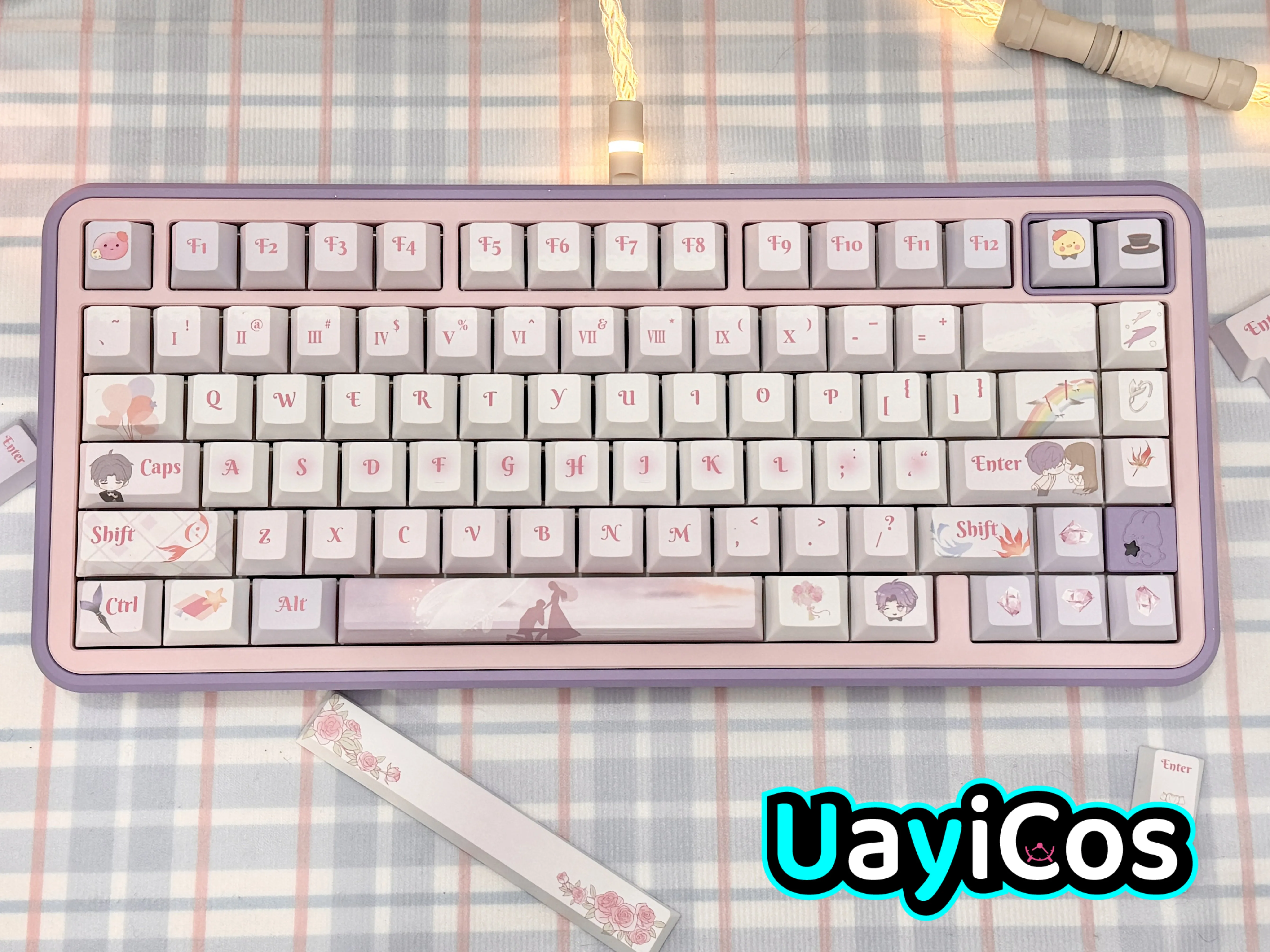 in-stock-keyboard-keycap-love-and-deepspace-rafayel-mechanical-keycap-keyboar-doll-accessories-anime-game-toy-kids-gifts-cospl