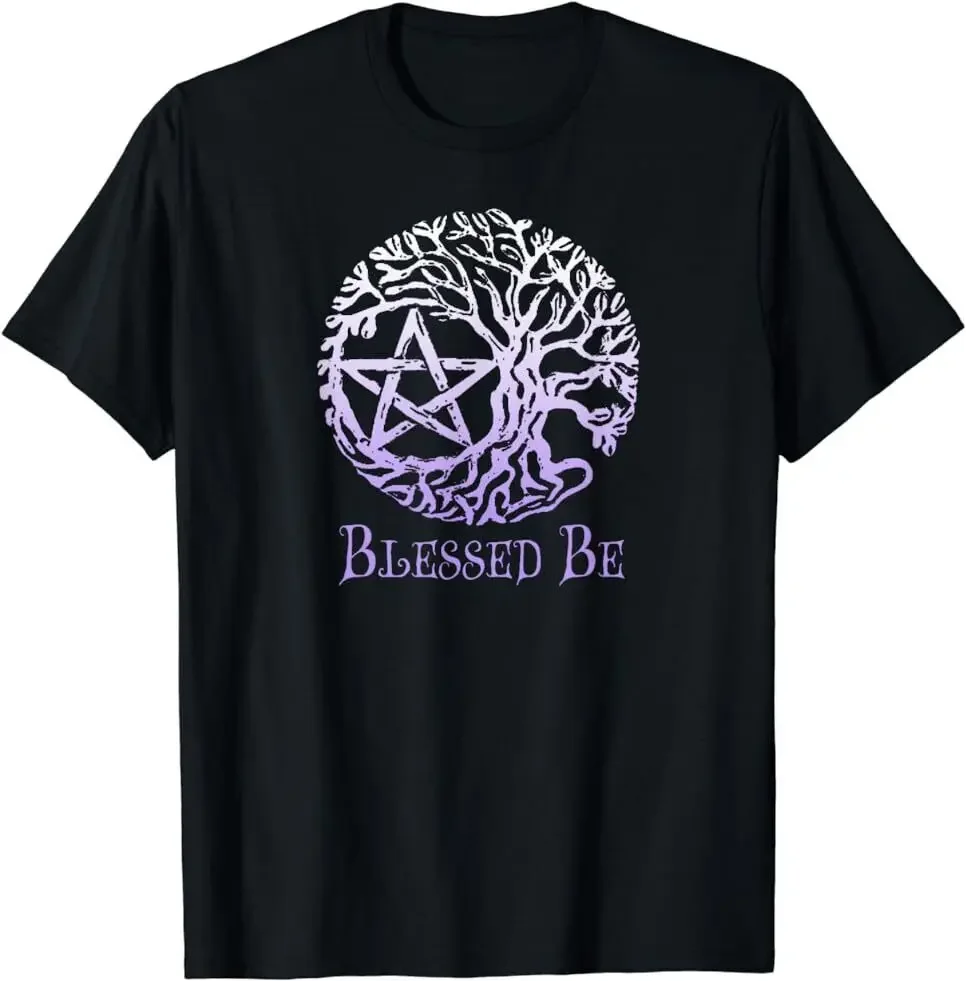 NEW LIMITED Tree Of Lifes Pentagram - Wicca Wiccan Pagan Blessed Be TShirt S-5XL