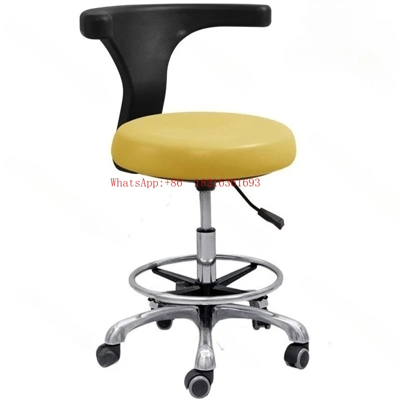 Chaise de dentiste rotative, tabouret de salle d'opération d'hôpital cosmétique, chaise d'infirmière de dentiste