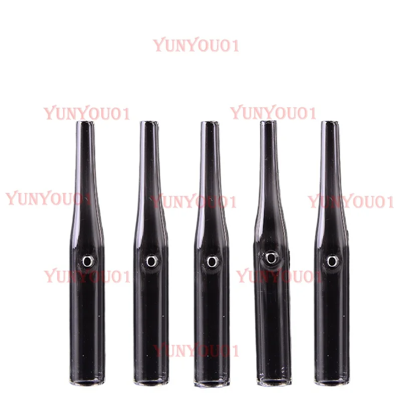Blackhead Suction Instrument Accessories Oil Suction Acne Suction Glass Tube Round and Thickened