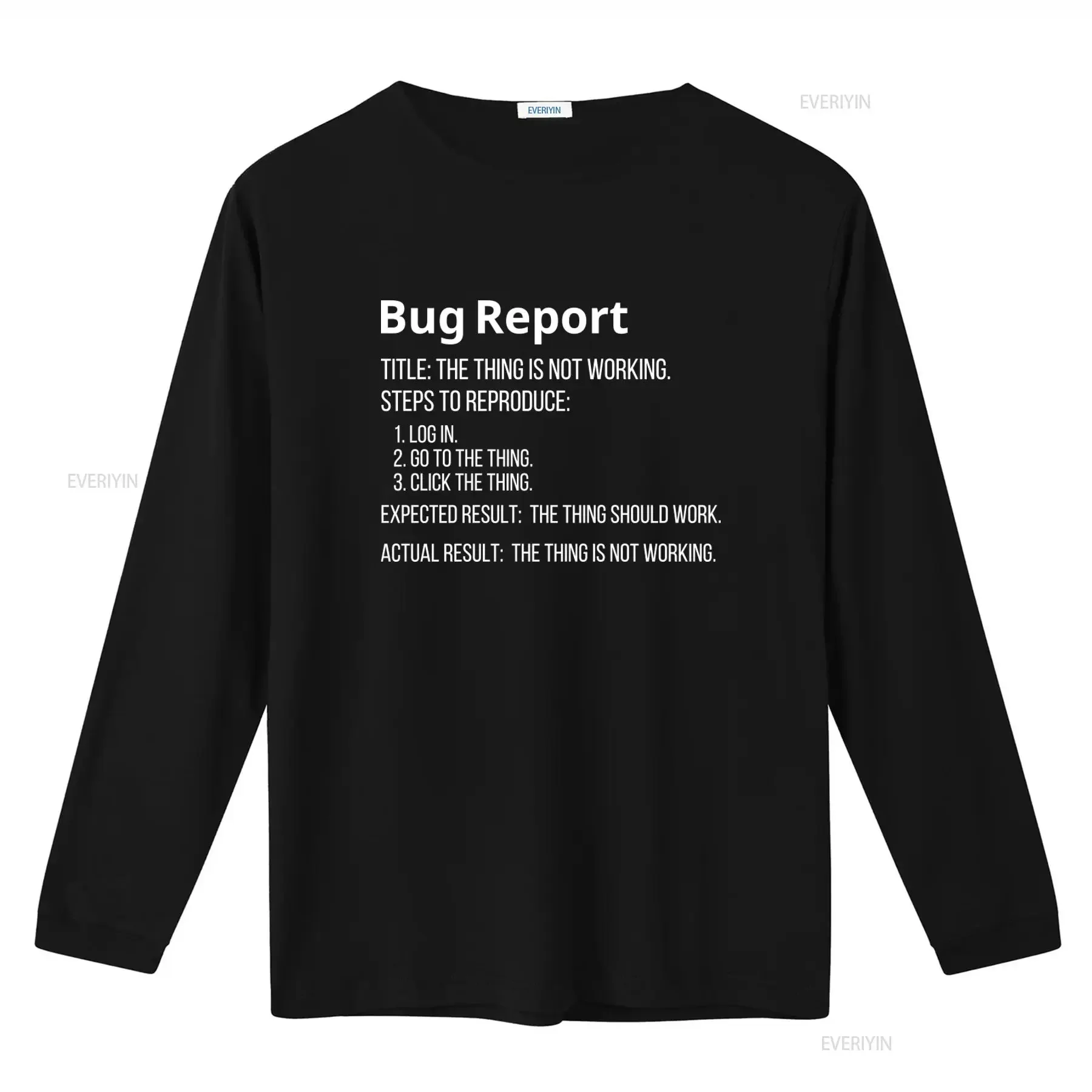 Tech Issue Tracking Bug Report T Shirt for QA Testers Funny IT SDET Design vintage Washed Top For Everyday Wear Unisex