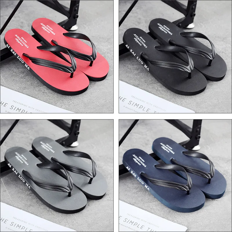 Flip flop slippers personalized slippers men shoes beach shoes soft comfortable lightweight anti slip slippers men fashion shoes