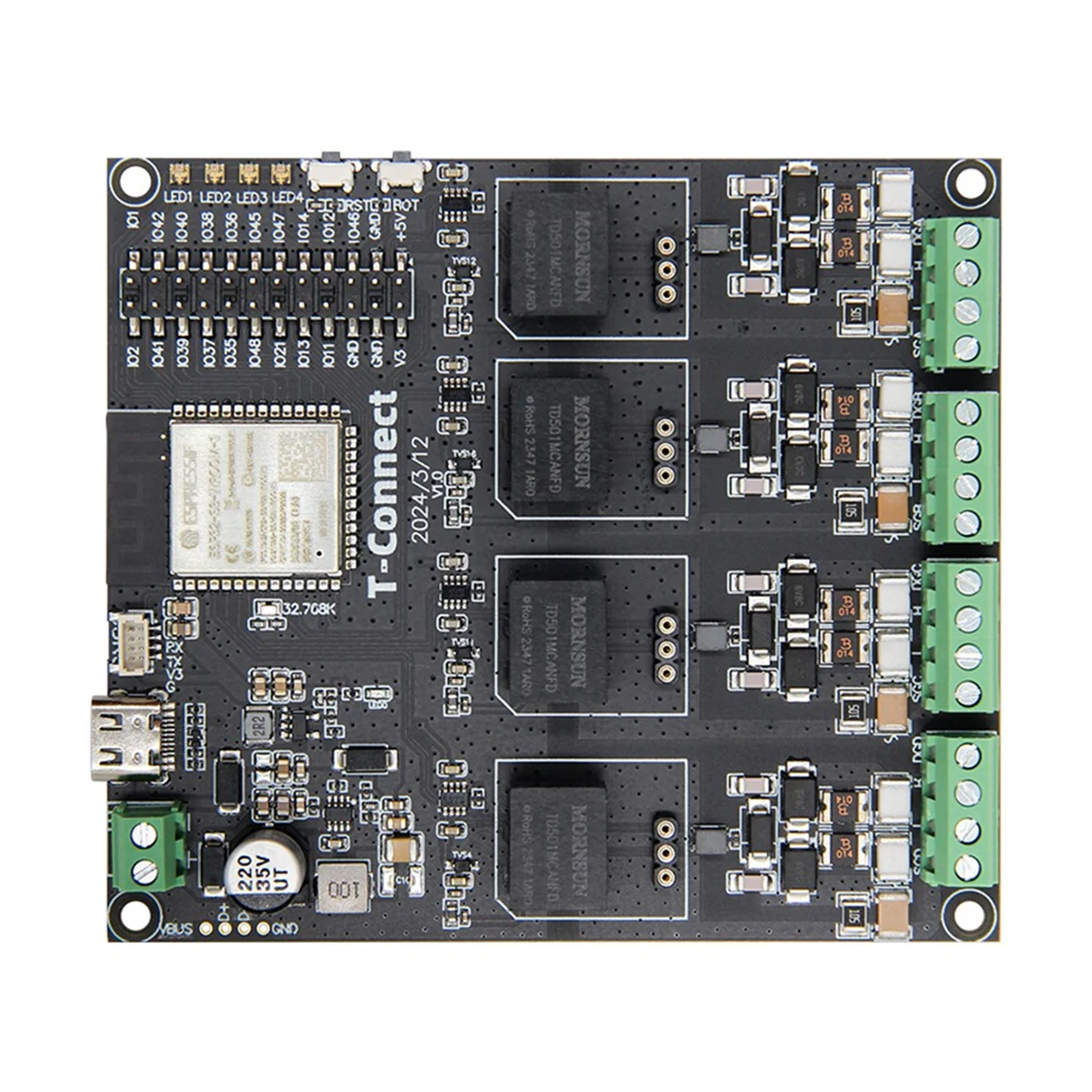 T-Connect ESP32-S3 Industrial Control Development Board CAN Module WiFi Bluetooth Low Power Wireless Modules