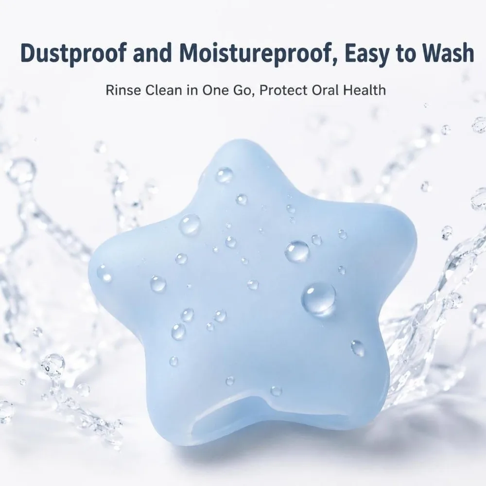 4pcs Cute Silicone Toothbrush Cover Dustproof Ventilated Toothbrush Head Protector Toothbrush Head Cap Home Travel