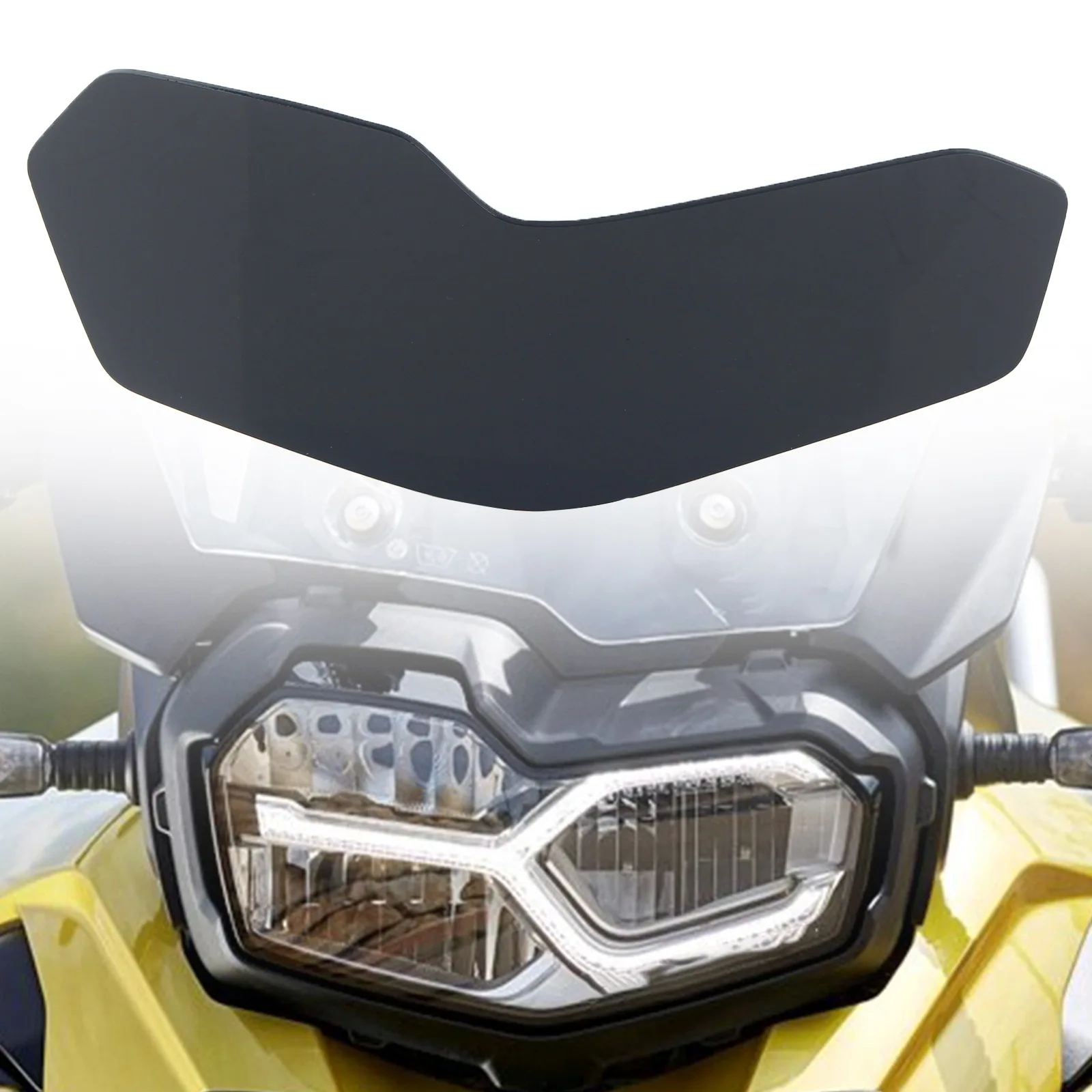 Motorcycle Front Headlight Head Light Protector Cover Grill Shade Acrylic For BMW F750GS F850GS ADV 2018-2023