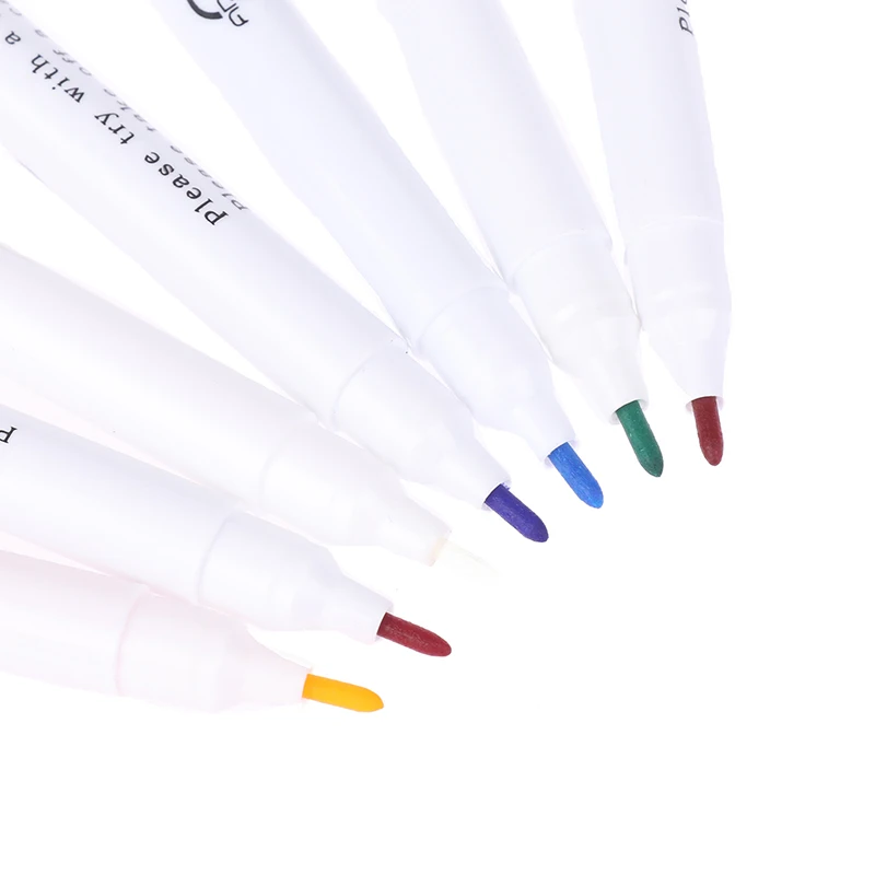 1PC Chalk Stitch Soluble Markers Cross Stitch Fabric Marking Cutting DIY Grommet Pencil Sewing Ink Disappearing Hydrolysis Pen