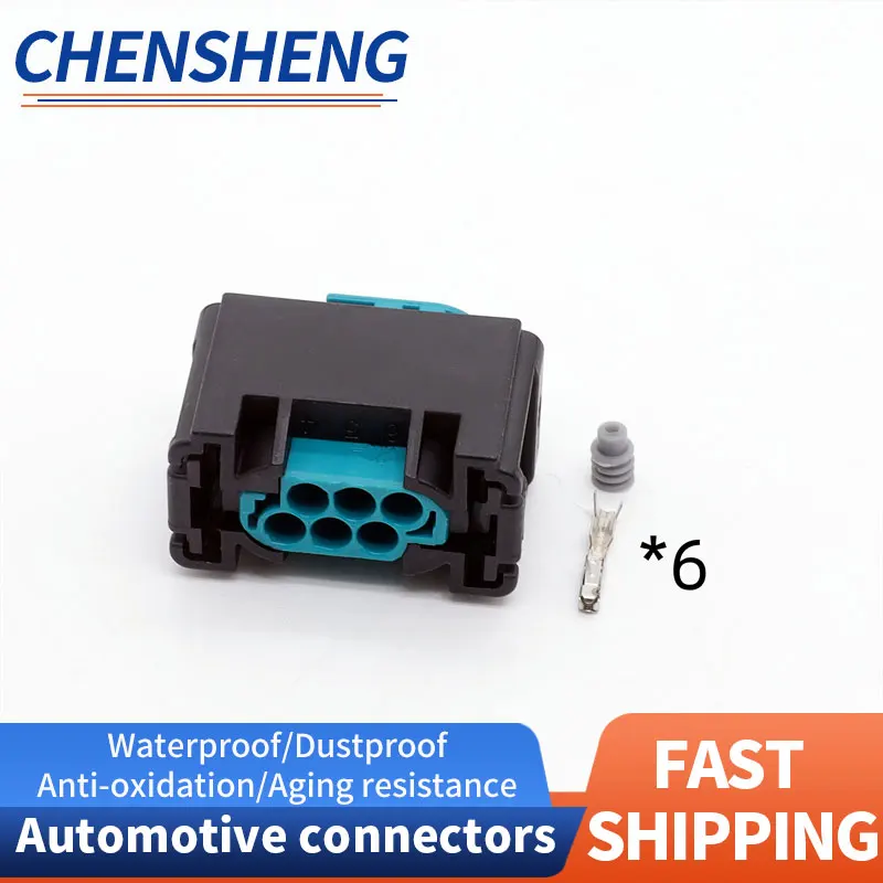 6 Pin 9-967616-1 ตัวเชื่อมต่อเซ็นเซอร์คันเร่งสำหรับรถยนต์ E36 323 คุณภาพสูง ทนทาน ป้องกันน้ำได้ ตรวจสอบแล้วว่าใช้ได้จริง