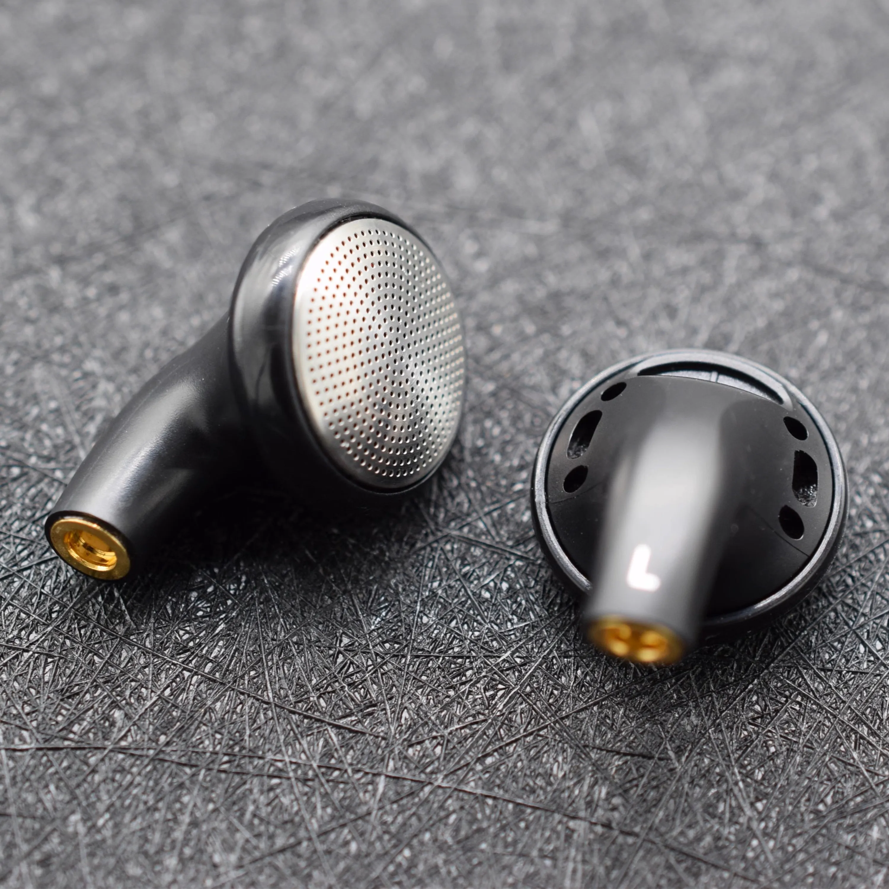 FENGRU JZ32 Diy PET Blue Diamond Diafragma Unit Hoofdtelefoon 32ohm 300ohm Hoge Impedantie Platte Kop Oordopjes HiFi In Ear Oortelefoon