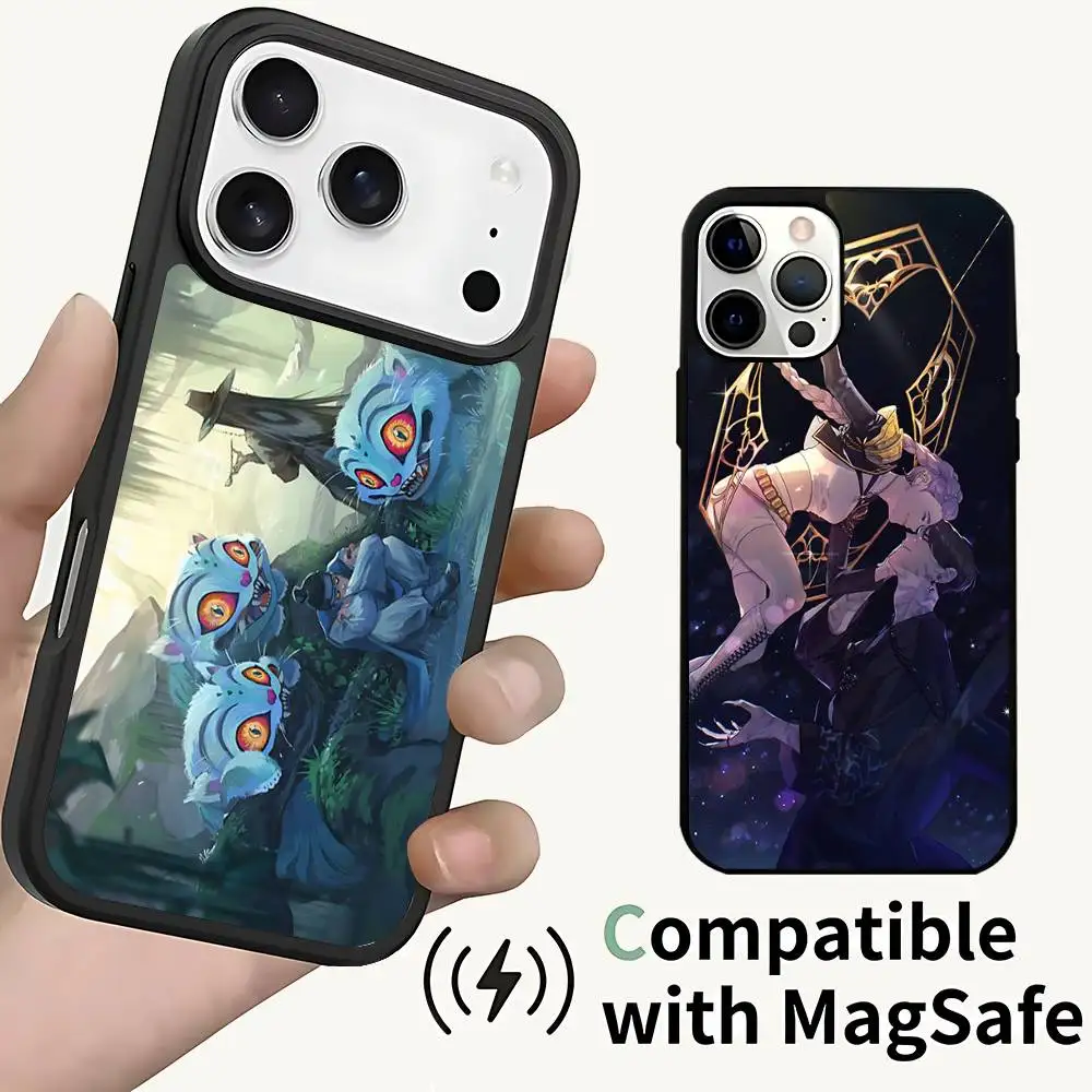 

D-Demons H-Hunters Rujinu Phone Case For iPhone 17,16,15,14,13,12,11,Pro,Max,Plus,Mini,SE4,E Magnetic Magsafe Wireless Charging