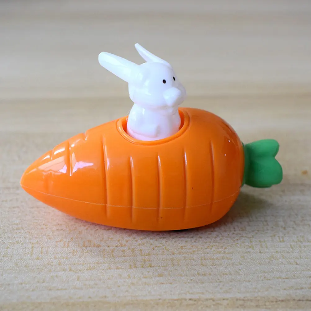 6 Coches de Juguete Vibrantes de Zanahoria con Retroceso, Vehículo para Niños Pequeños, Material Seguro, Coche de Bebé Impulsado por Fricción para Juego Cognitivo, Regalo de Cumpleaños