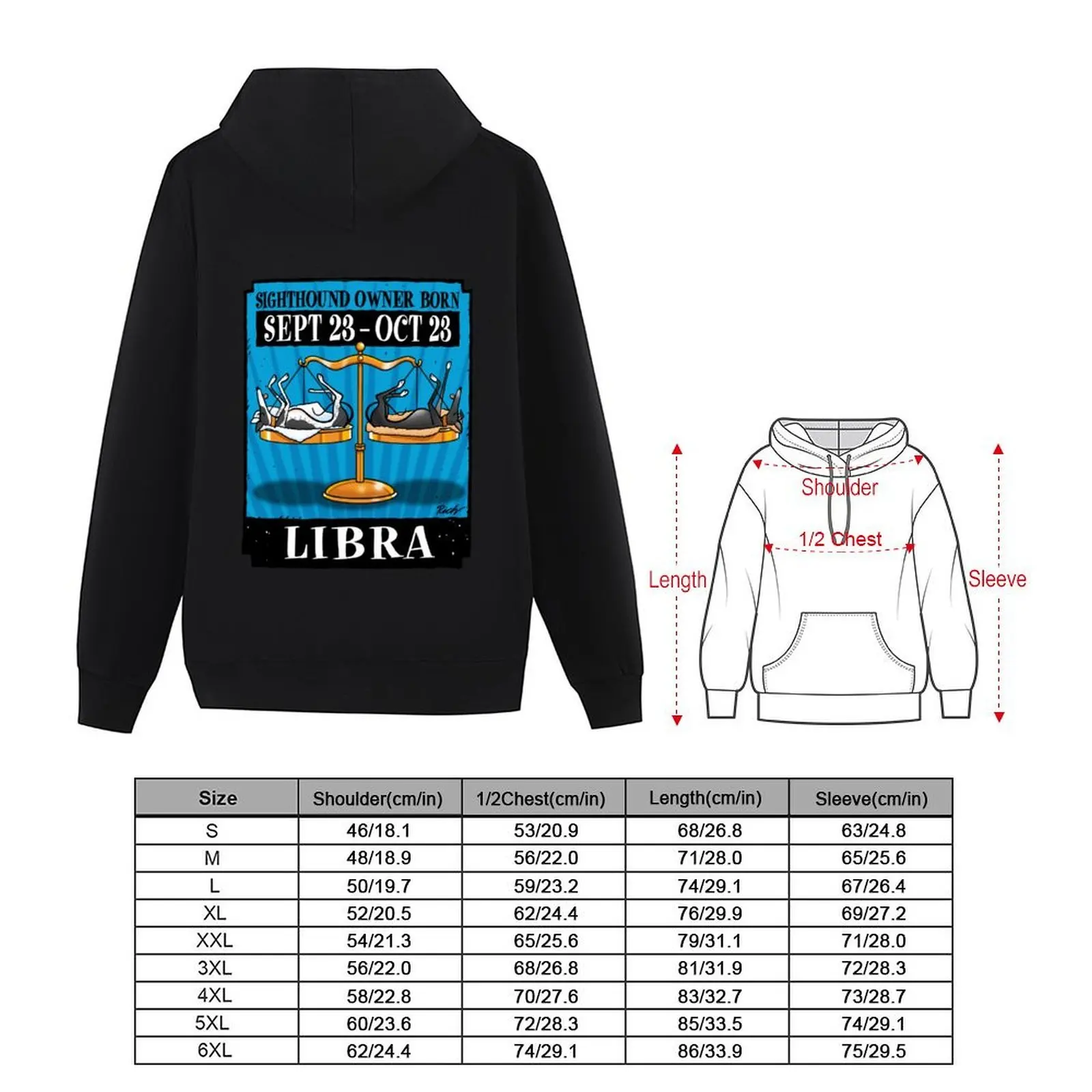 Libra Hounds هوديي الخريف ملابس رجالية ملابس رجالي ملابس أنيمي هوديس وبلوزات جديدة