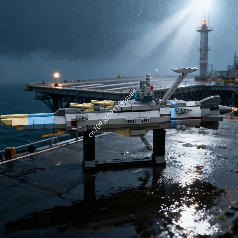 

555pcs MOC Space Battleship Yamato UNCF Spaceed Model Building Blocks Construction Toys Assemble DIY Idea Christmas Gift Brick