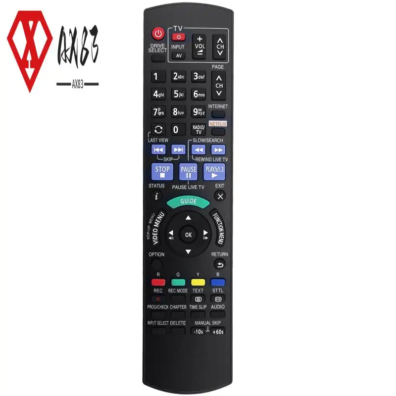 

AX83-Replace N2QAYB001039 Remote For Panasonic DMRBWT750 DMRBWT955 DMRBWT750GL DMRBWT955GL