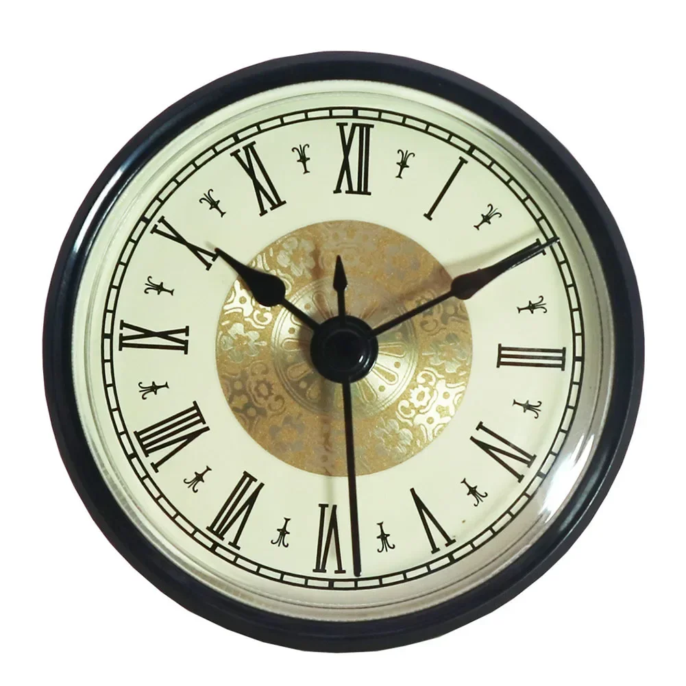 Classic Clock Craft Insert Clocks Movement Quartz Diameter 80mm Number For Home DIY Crafts Multifunctional Installation Part