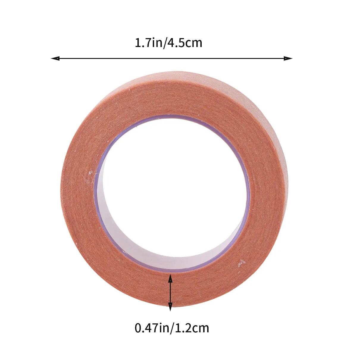 2pcs Fiber Tape Eyelash Grafting Brown Adhesive Strip Beauty Salon Supplies Lash Isolation Tool Upper Lower Eyelashes Sticky view 2