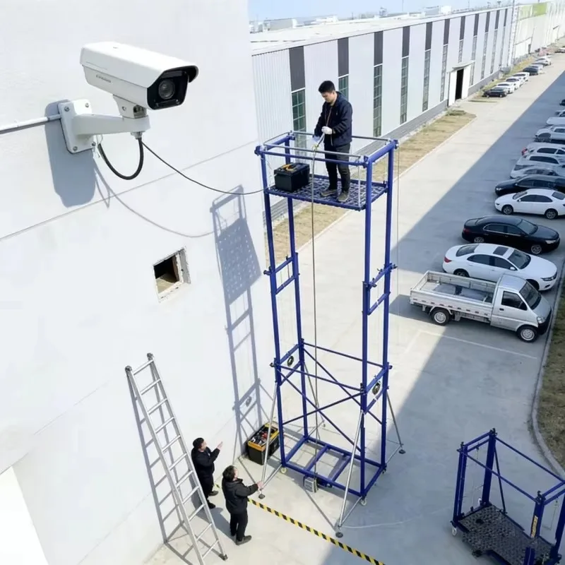 Heavy Duty Electric Scaffold System Developed for Secure Construction Lifting and Dependable Logistics Support
